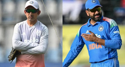 Gautam Gambhir and rohit sharma