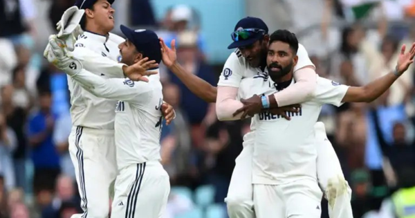 India Beat England by Six Runs in Oval Thriller to Draw Series