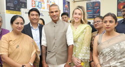 Shikhar Dhawan & Delhi CM Rekha Gupta