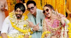 abhishek sharma congratulates his sister on video call as he couldn t show up in his sibling s wedding due to national duty