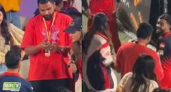 ananya birla s priceless reaction to virat kohli anushka sharma s post win hug wins hearts