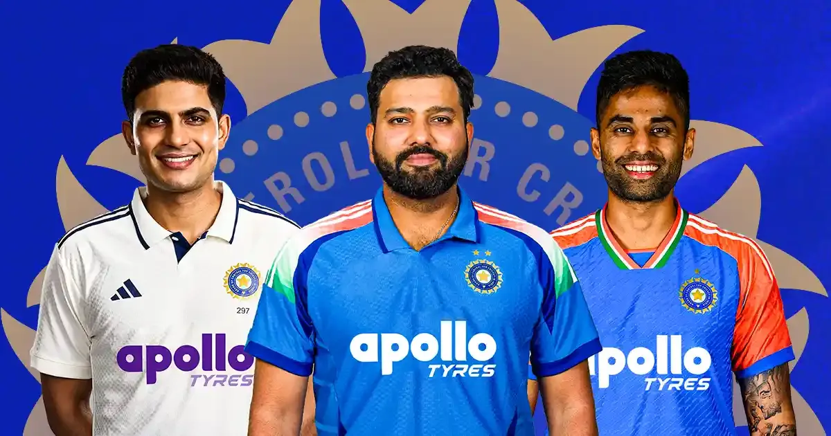 apollo tyres named india cricket team s title jersey sponsor sportstiger