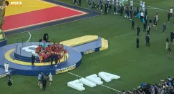 argentina players face backlash spain s world cup trophy celebration