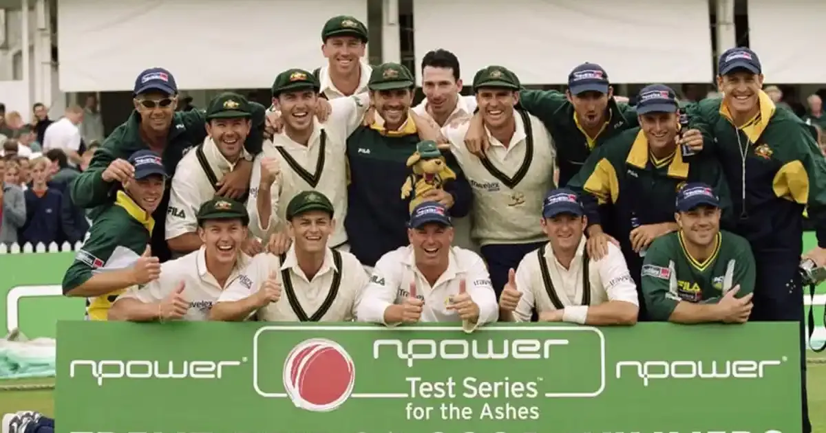 australia registered 7th consecutive ashes series win in 2001