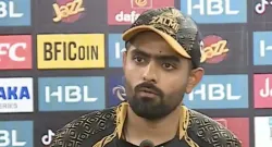 babar azam angry on journalist
