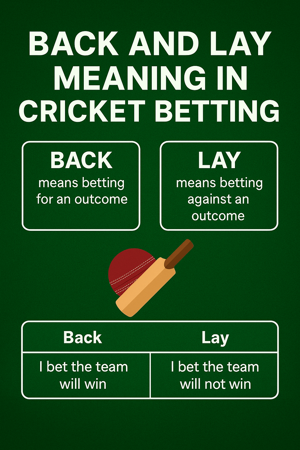 back and lay meaning back and lay meaning