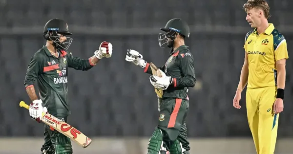 bangladesh has won the odi series vs australia
