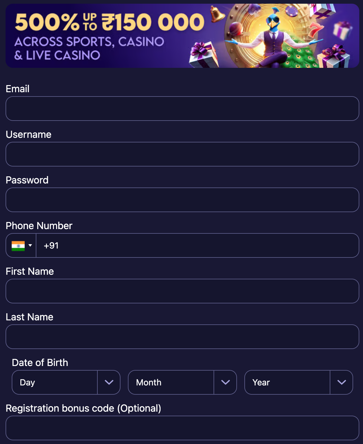 betvibe bonus code