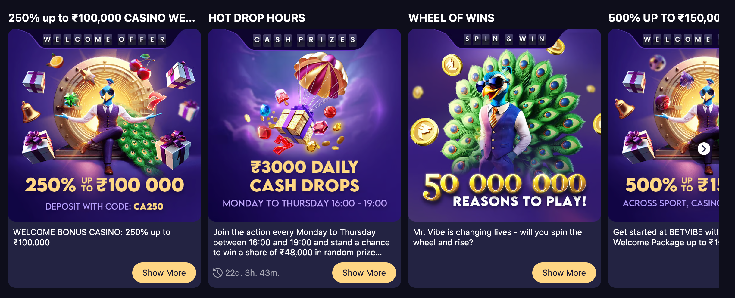 betvibe promotions