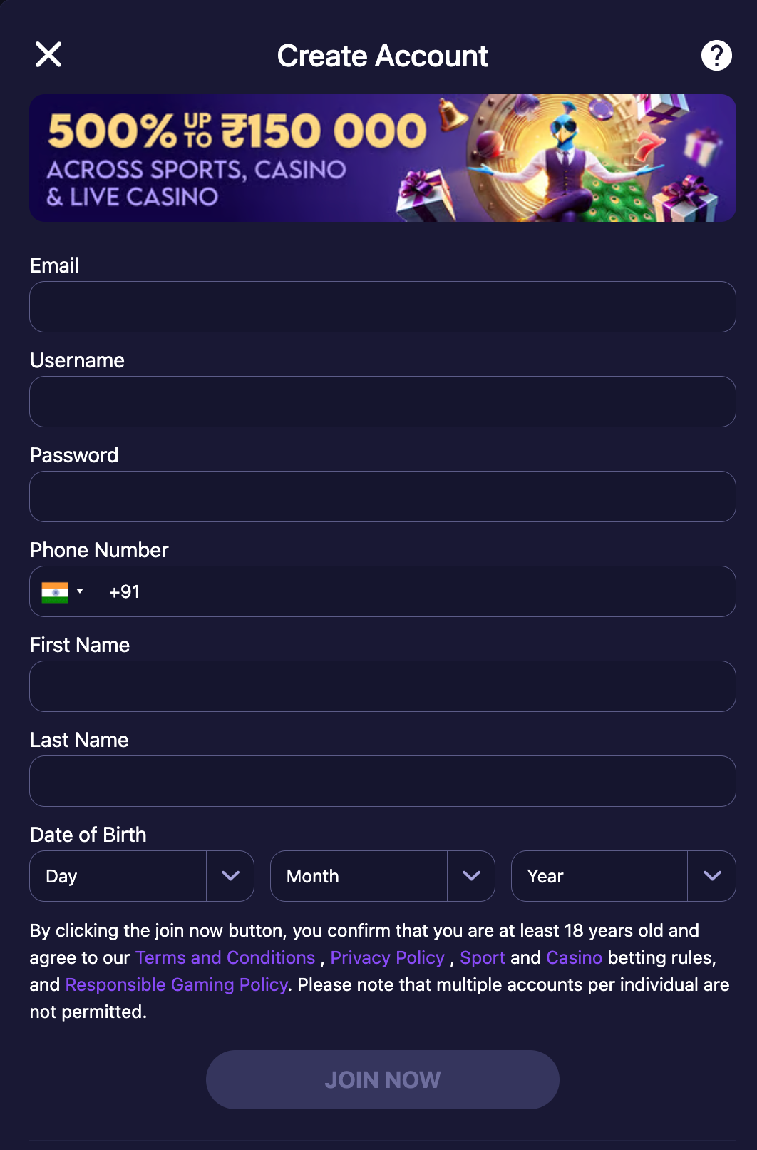 betvibe registration