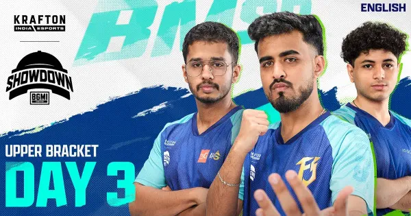 BMSD 2025 Points Table for Day 3 Upper Bracket: Check BGMI Showdown Live Standings