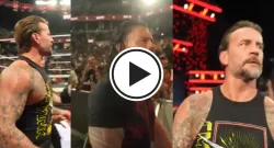 cm punk and la knight argue following wwe raw went off air sportstiger