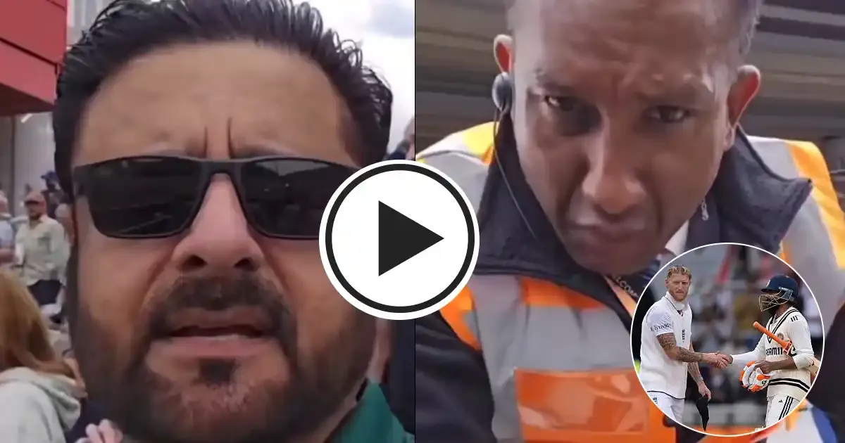 fan asked to remove pakistan jersey during england vs india 4th test gets escorted out