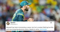 fans react after glenn maxwell spills abhishek sharma in 5th t20i in brisbane sportstiger