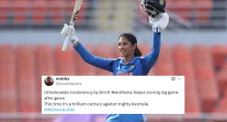 fans react after smriti mandhana scores 12th wodi hundred for india against australia sportstiger