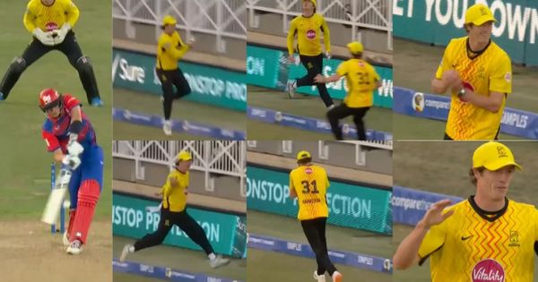 finn allen and calvin harrison pull off stunning relay catch at trent bridge in the hundred 2026