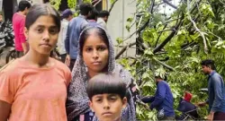 former indian sprinter sangeeta kumar s home gets wrecked by fallen tree due to rainstorm in delhi sportstiger