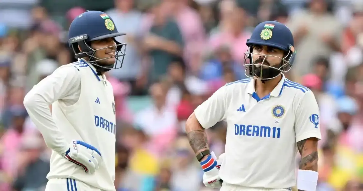 gill kohli side by side test cricket batting thumbnail