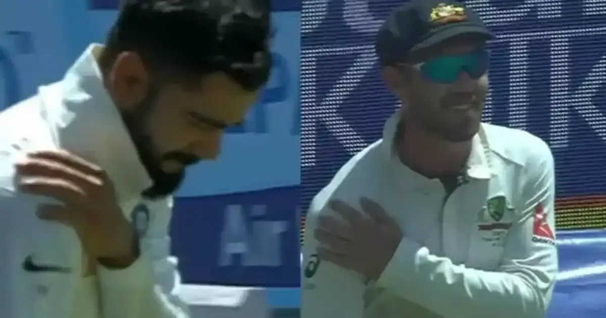 glenn maxwell mocks virat kohli s shoulder injury bgt 2017