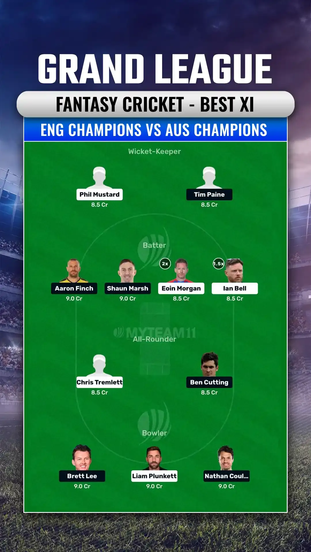 grand league engvsaus champions