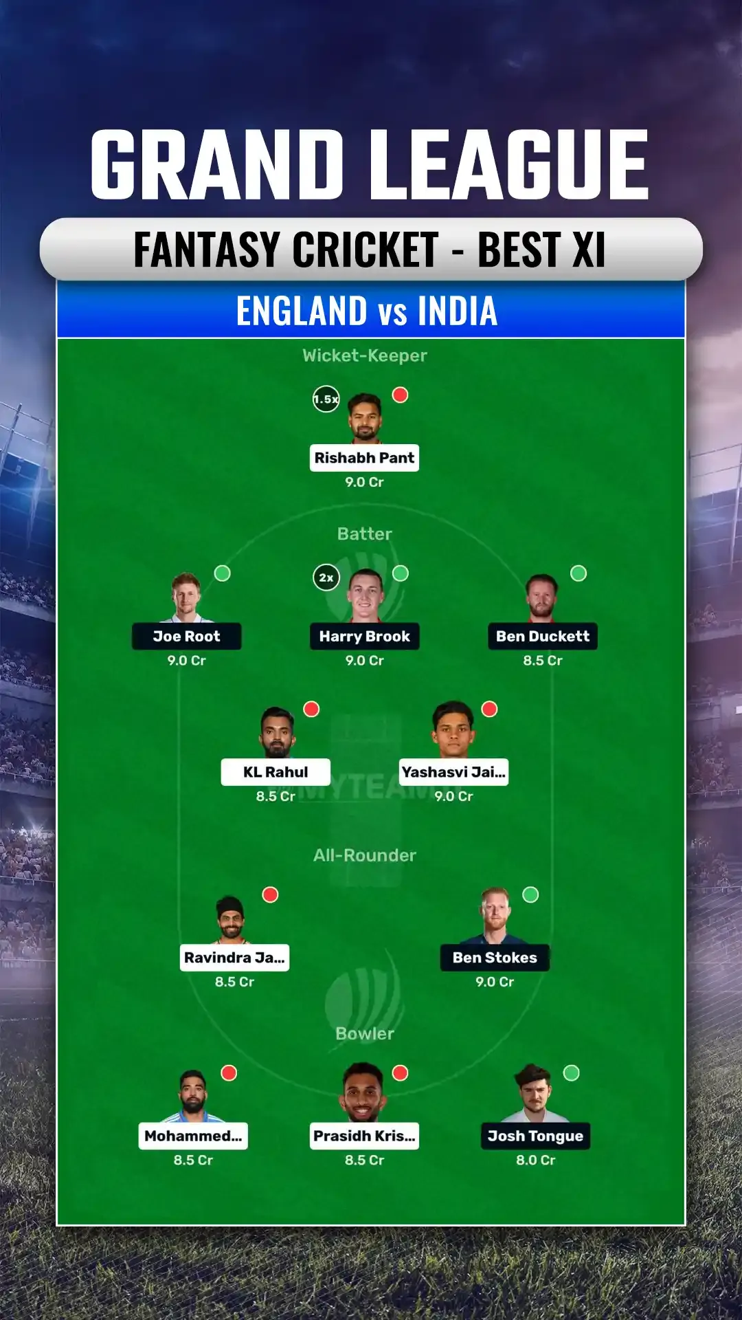 grand league engvsind