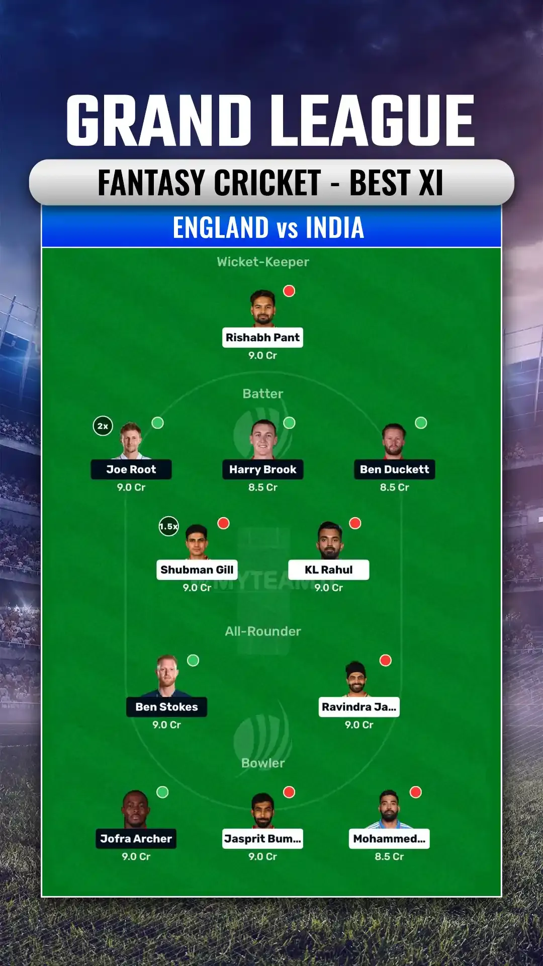 grand league engvsind