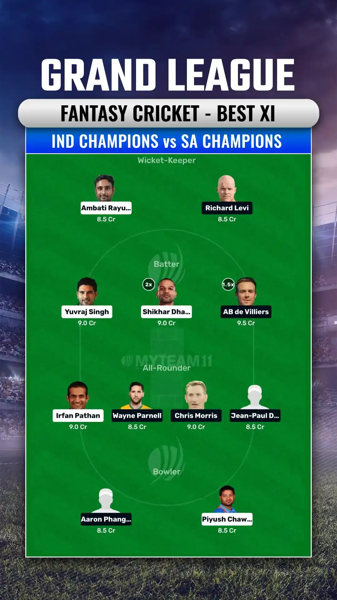 grand league indvssa champ