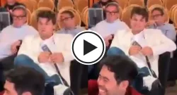 hans nieman laughs on magnus carlsen s joke in meeting before freestyle chess in las vegas sportstiger 1 