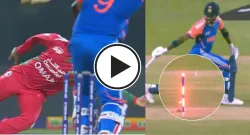 hardik pandya s lost his wicket in unfortunate way vs oman in asia cup 2025 game