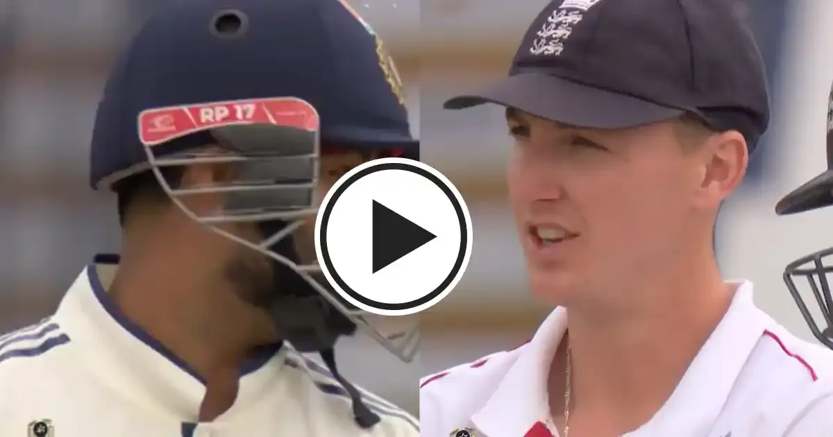 harry brook brags of his record on day 4 of second test rishabh pant s drops epic response
