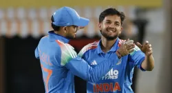 harsh dubey 3 wicket debut for india