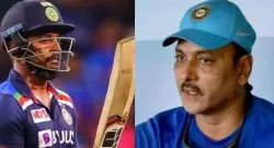 he is at his most dangerous at the top ravi shastri on sanju samson