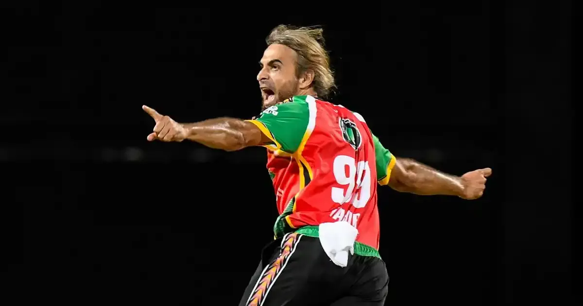 imran tahir creates world record with five wicket haul in cpl 2025 for guyana amazon warriors