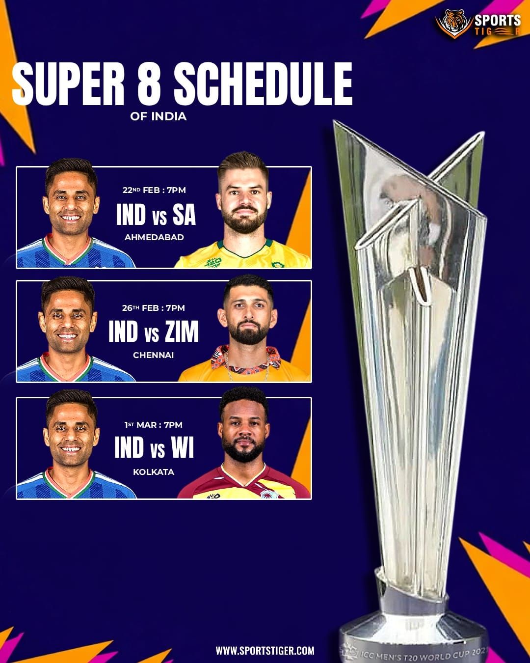 india super 8 schedule