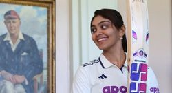 india women s team pose in whites at lord s ahead of historical test against england