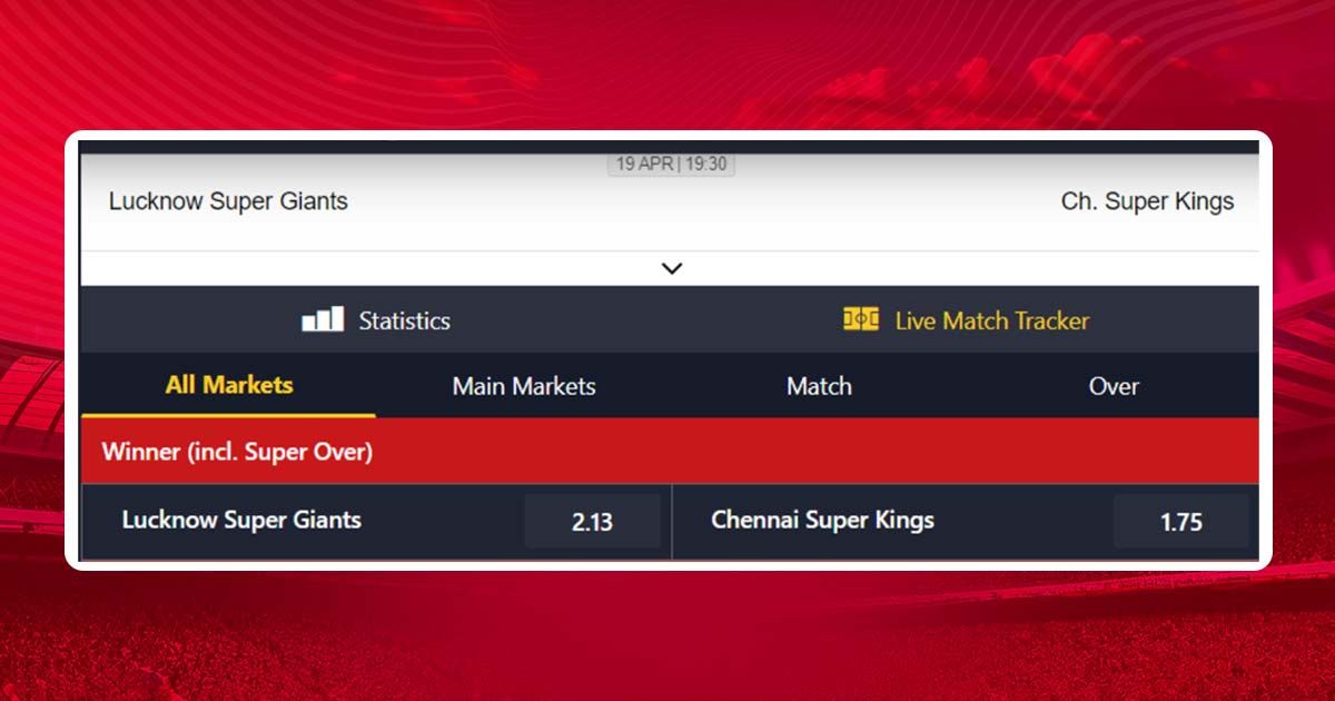ipl 2024 lsg vs csk betting odds