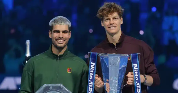 jannik sinner defends atp finals title in turin beats carlos alcaraz 7 6 7 5 sportstiger