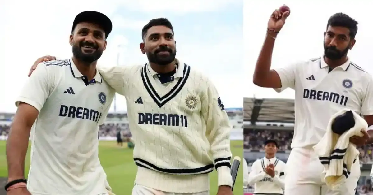 jasprit bumrah akash deep and mohammed siraj