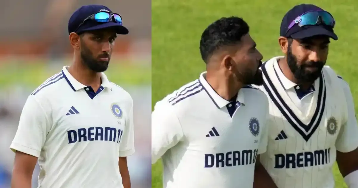 jasprit bumrah prasidh krishna and mohammed siraj