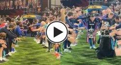 joel ward gets guard of honour following crystal palace s win over wolves breaks down at event