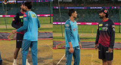 kl rahul and gill net practice