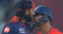 krunal pandya nicholas pooran fight
