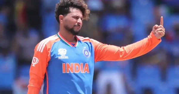 #PlayOfTheDay: Kuldeep destroys UAE with 4-fer