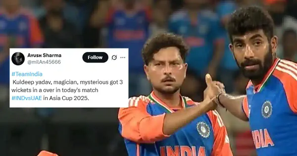 Magician Kuldeep picks 3 wickets in 1 over vs UAE