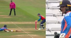 kya kar raha hai yaar ishan abhishek sharma reacts after costly run out during umpire review