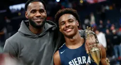 lebron james posts nostalgic video on instagram as son bronny james turns 21