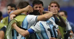 lionel messi breaks down in tears as argentina 1