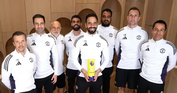 Manchester United boss Ruben Amorim wins Premier League manager of the month award for October