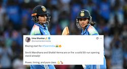 mandhana and shafali on firefans react to india s fantastic start with bat in icc women s cwc 2025 final vs south africa