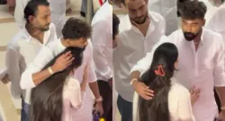 mohammad siraj at asha bhosle funeral